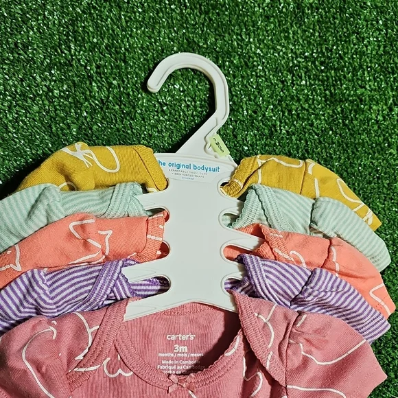 Carter's Multicolor Baby Girl Onesie Set - Picture 2 of 8